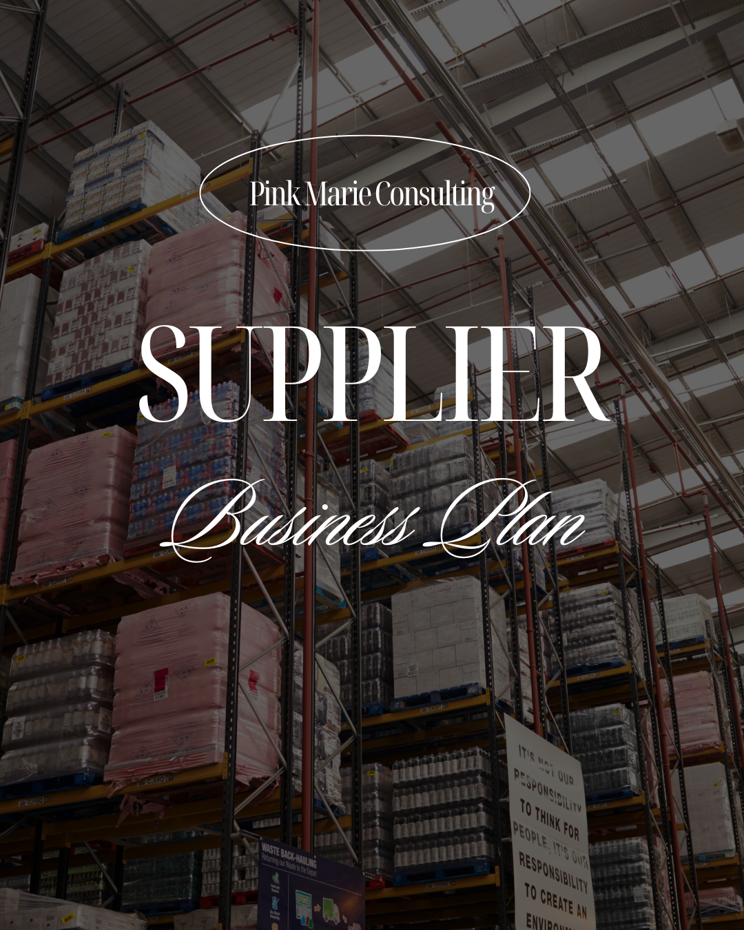 SUPPLIER BUSINESS PLAN