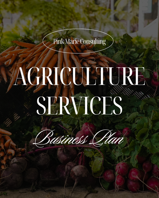 AGRICULTURE SERVICES BUSINESS PLAN