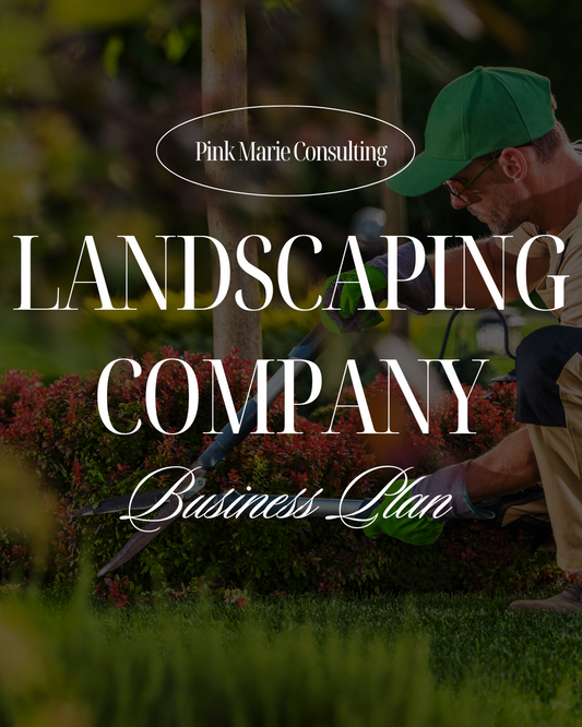 LANDSCAPING COMPANY BUSINESS PLAN