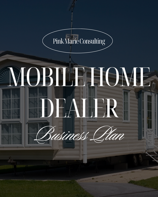 MOBILE HOME DEALER BUSINESS PLAN