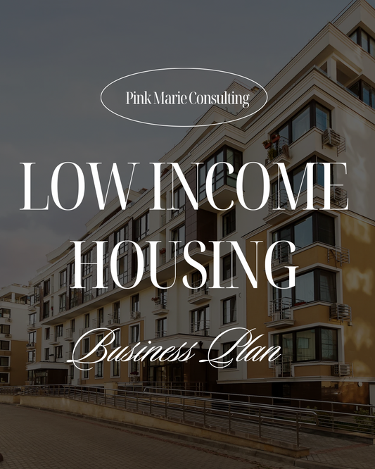 LOW INCOME HOUSING DEVELOPER BUSINESS PLAN