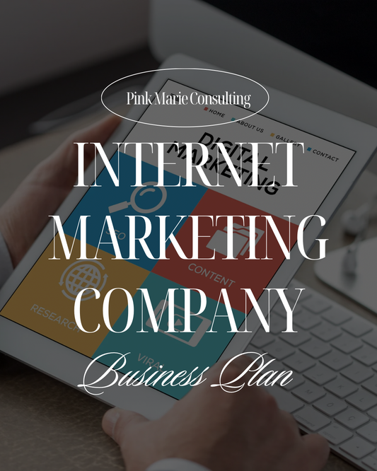 INTERNET MARKETING COMPANY BUSINESS PLAN