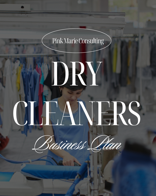 DRY CLEANERS BUSINESS PLAN