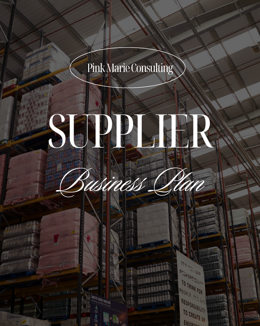 SUPPLIER BUSINESS PLAN